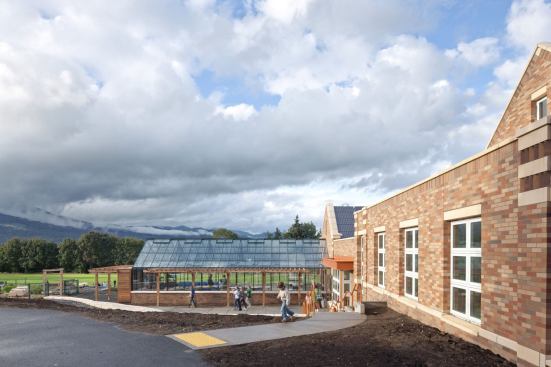 Hood River Middle School Music and Science Building in Hood River, Ore.