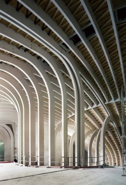 Chantier Cite des Civilisations du vin, Bordeaux.XTU architects.©Patrick Tourneboeuf/Tendance Floue