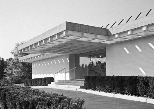 Kent Memorial Library, Kent, Conn., by Warren Platner.