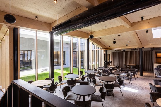 patio / Natural daylight is a valuable asset in hotel design.