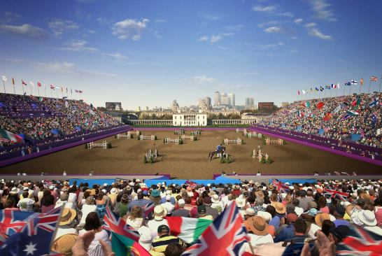 Greenwich Park, adapted for the London 2012 Equestrian and Mondern Pentathlon Venue