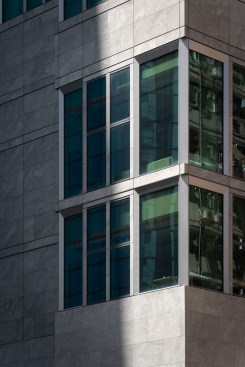 Standing as a glistening tower with shining glass structure