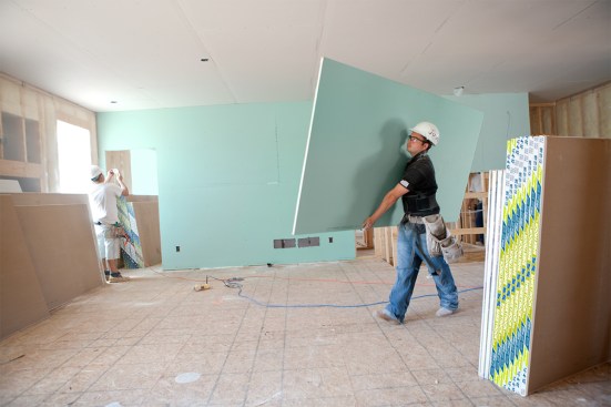 Ultralightweight wallboard panels increase jobsite productivity and safety.