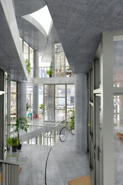 Pier balcony interior