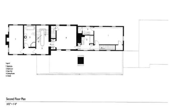 The projects second-floor plan.