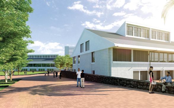 University of Hawaii West Oahu Campus
Architect: John Hara Associates, Honolulu 
Total Cost: $100 million
 Completion: 2012