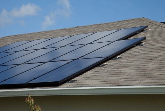 A 9.6 kilowatt solar system will off-set electric utility costs.