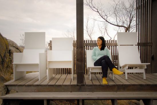 The Taavi and Gladys outdoor chairs from Loll Designs (www.lolldesigns.com), designed by Salmela Architect.