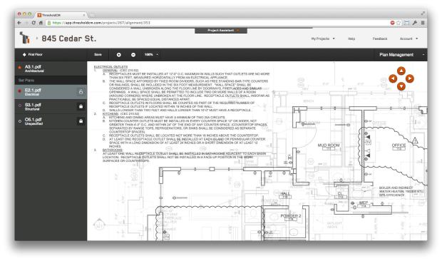 The plans also can be overlaid, justifying relative to the architectural plan.