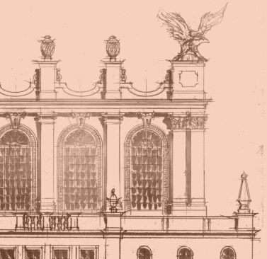 Donald J. Trump Presidential Library Design Proposal in Classical Style DETAIL B