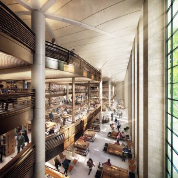 "This is a plan devised out of a profound ignorance of or willful disregard for not only the library's original concept and design, but also the folly of altering its meaning and mission and compromising its historical and architectural integrity. You don't 'update' a masterpiece." — 
Undertaking Its Destruction, Wall Street Journal, 12/3/2012.