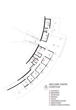 Plan for the Welcome Center.