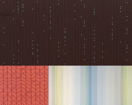 Maharam recently introduced several upholstery and curtain fabrics suitable for use in healthcare. 
Abacus (top) recalls the simple beauty of the forerunner to the modern-day calculator in pre- and post-consumer recycled polyester, which can be cleaned with a water-based cleaner. 
Tread (bottom left) is a polyurethane fabric with a silane-based antimicrobial. Meanwhile, 
Carry (bottom right) is a privacy curtain textile that combines an array of colors in vertical stripes that create a subtle gradient without the shock value of a sugary children’s cereal. 
Read more.
