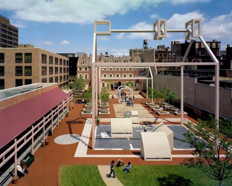 Franklin Court, 1976, Independence National Historical Park, Philadelphia.