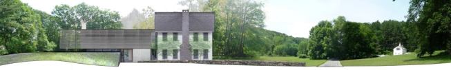 WD Residence, an on-the-boards addition to a 1910 house in Washington Depot, Conn.