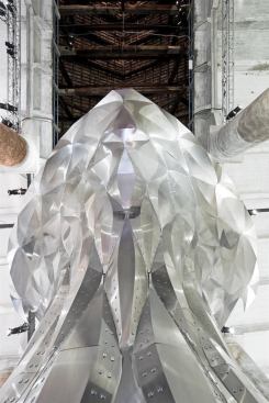 Zaha Hadid's "Arum" installation at the 13th International Architecture Exhibition at the 2012 Venice Biennale.