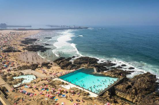 Swimming Pools in Leca de Palmeria, Portugal