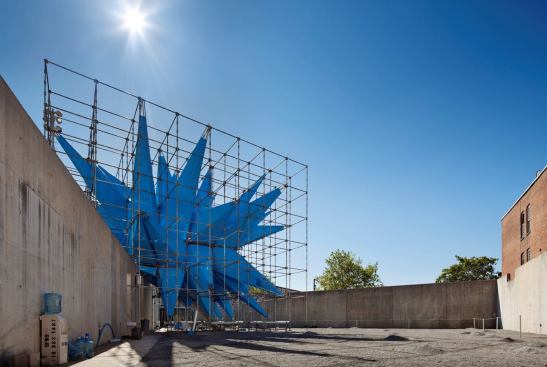 Wendy, designed by Young Architects Program winner HWKN, on display in the courtyard of MoMA PS1 in Long Island City, N.Y.