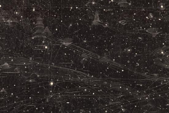 'A Black Powder Rains Down Gently On My Sleepless Night' by Marsha Cottrell, 2012; iron oxide on mulberry paper
