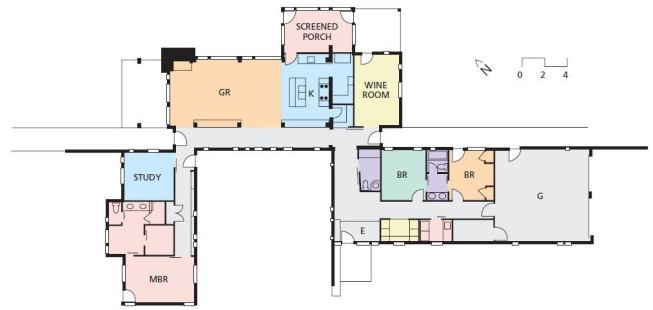 The floor plan.