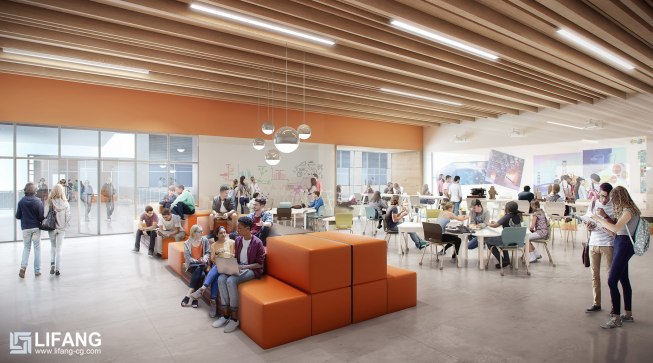 interior design for university by LIFANG VISION