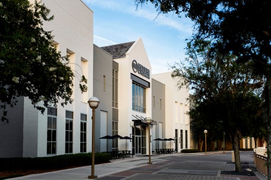 Secondary Entry and Exterior Cafe Seating