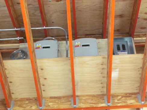 Located in many areas of the home, motorized dampers will be computer-controlled to adjust the air flow in individual supply ducts to the various conditioned spaces within the home.