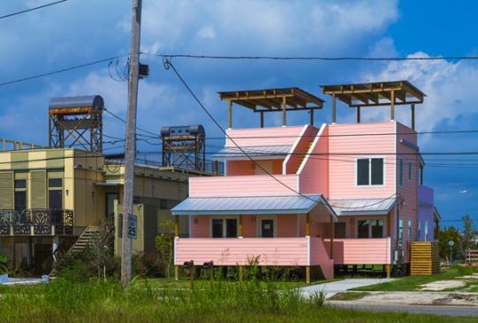 Make It Right, Two Family Home, Location: New Orleans LA, Architect: Frank O Gehry