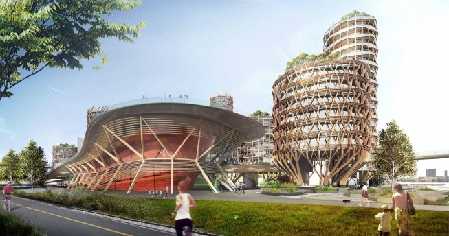 View from Hudson River Park