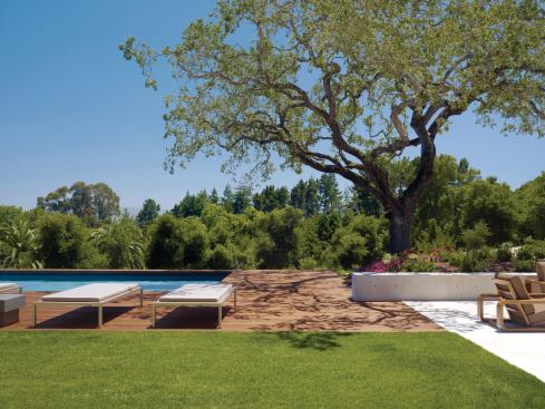 Indoors and out, the home fulfills the clients' request for a vacation-like retreat.