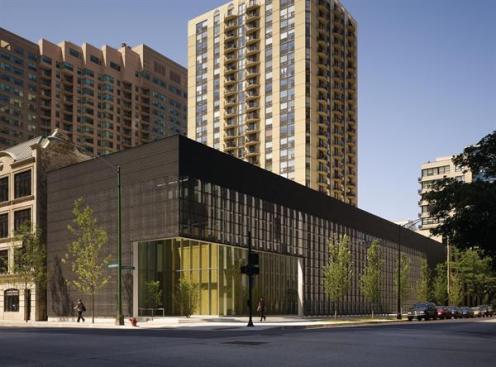 The Poetry Foundation building, designed by John Ronan Architects
