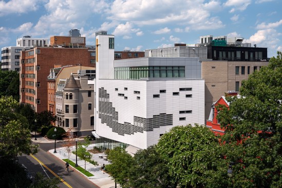 Aerial view of the Church from the south.