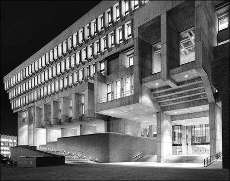Boston City Hall, Boston, by Kallmann McKinnell (later Kallmann McKinnell & Knowles).