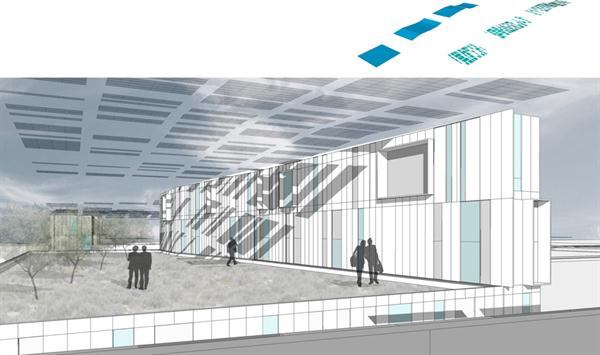 L. Michael Lu | View north of Kingspan Manufacturing and R+D Headquarters : Phoenix Campus