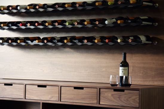 HenryBuilt added a wine rack that can be configured in multiple ways for use as a room-temperature storage system or for longer-term storage in a conditioned environment. Products are hand-built to order in Seattle. HenryBuilt, www.henrybuilt.com; 206.624.9270.