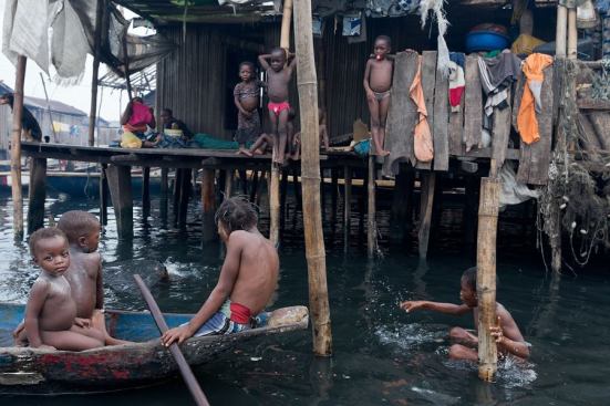 Makoko community in Lagos, Nigeria.