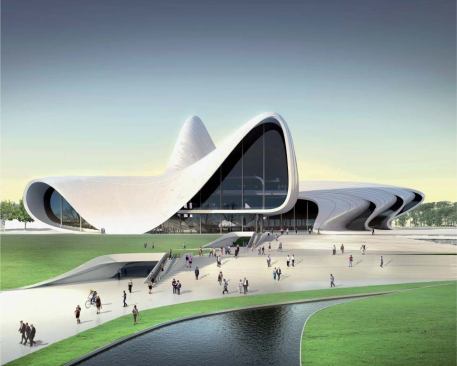 Heydar Aliyev Cultural Centre by Zaha Hadid Architects, Baku, Azerbaijian, 2012