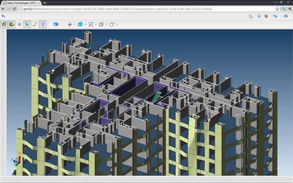 GTeam allows users to take sections, measurements, and detect clashes.