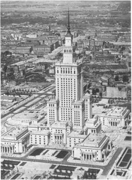 Palace of Culture, Warsaw, Poland, as depicted in Architecture's Theory by Catherine Ingraham.