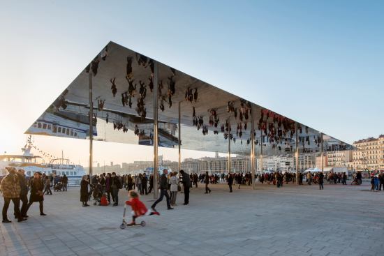 Vieux Port Pavilion, Marseille, France.