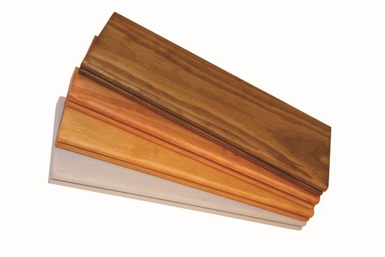 Designed for outdoor applications, Perennial Wood is lumber that has been treated with TruLast technology, a process that helps resist shrinking, swelling, and movement. The treatment modifies the wood to provide a physical barrier from rot, decay, and movement for 25 years. Eastman Chemical Co. 
www.perennialwood.com.