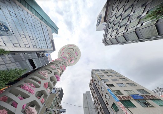 the tower seen from below