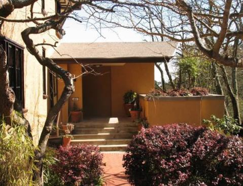 View of the entry in August 2011.