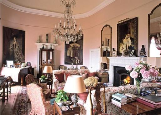 The second-floor drawing room