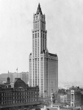 The Woolworth Building circa 1913—the year it opened.