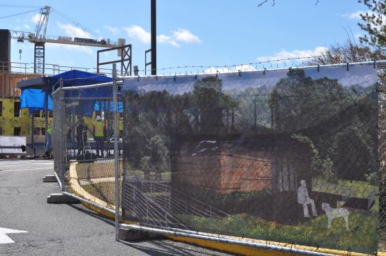 A rendering of Team Capitol DC's entry to the 2013 Solar Decathlon at the entry to the CUA construction site.