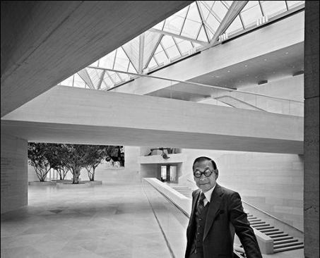 Architect I. M. Pei within his National Gallery of Art East Wing
