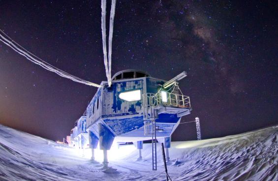 Halley VI Winter view.