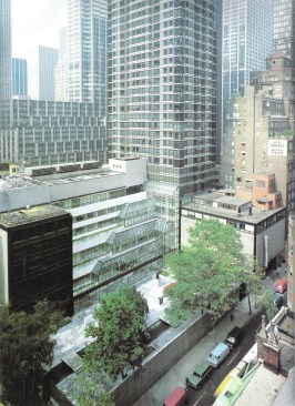 Pelli's greenhouse at MoMA