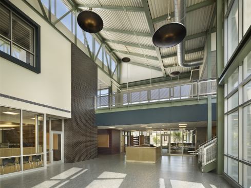 2012 AIA COTE Top Ten Project Kensington High School for the Creative and Performing Arts in Philadelphia, designed by SMP Architects in collaboration with SRK Architects.